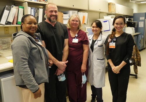 Lab staff
